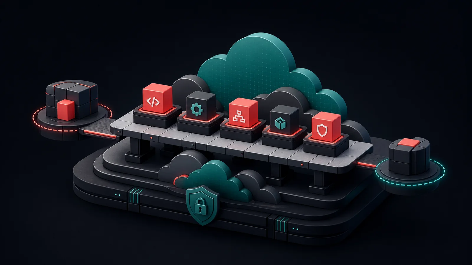 Editorial illustration for Cloud-Native Platform Engineering
