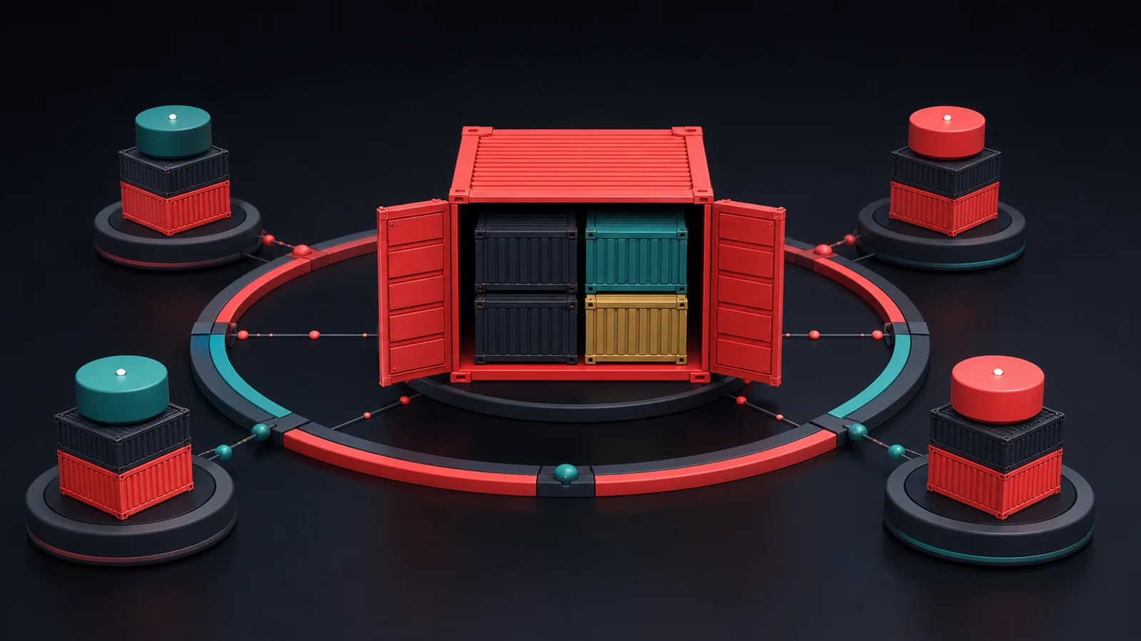 Editorial illustration for Containers & Kubernetes Foundations