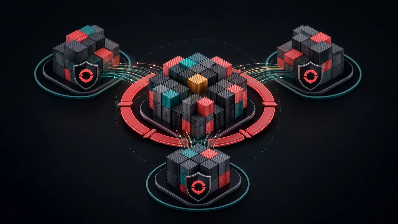 Editorial illustration for Production Kubernetes